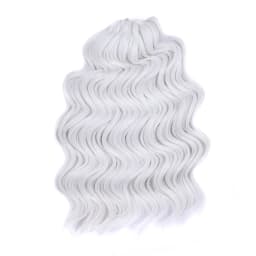 FREEDOM Synthetic Twist Crochet Curly Hair 16 Inch Deep Wave Braid Hair Ombre Blonde Brown Water Wave Braiding Hair Extensions