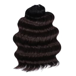 FREEDOM Synthetic Twist Crochet Curly Hair 16 Inch Deep Wave Braid Hair Ombre Blonde Brown Water Wave Braiding Hair Extensions