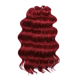FREEDOM Synthetic Twist Crochet Curly Hair 16 Inch Deep Wave Braid Hair Ombre Blonde Brown Water Wave Braiding Hair Extensions