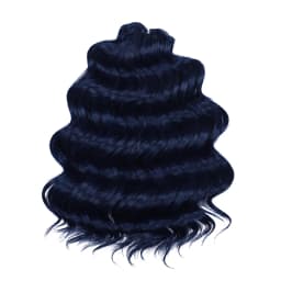 FREEDOM Synthetic Twist Crochet Curly Hair 16 Inch Deep Wave Braid Hair Ombre Blonde Brown Water Wave Braiding Hair Extensions