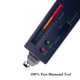 Never Fade Black Moissanite Stone with Certificate 0.1-5.0ct Certified Moissanite Lab Diamonds Pass Diamond Tester with GRA
