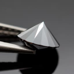 Never Fade Black Moissanite Stone with Certificate 0.1-5.0ct Certified Moissanite Lab Diamonds Pass Diamond Tester with GRA