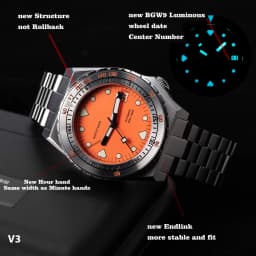 SEESTERN SUB600T Mens Diver Watch Automatic NH35 Movement Ceramic Bezel Lume Mechanical Wristwatches Sapphire Waterproof V3 S407