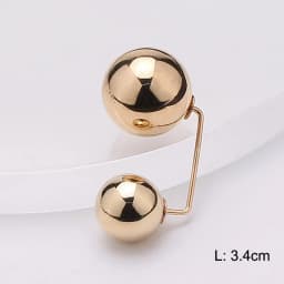 Pearl Brooch Pin For Women Scarf Double Pearl Fixed Safety Pin Accessories Clothes Buckle Clips Multifunction Brooch Clips Lapel