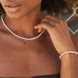 New Thin 3mm CZ 1 Row Shiny Tennis Chain Necklace Hip Hop Iced Out Bling Cubic Zircon Choker Jewelry Gold Color For Women Men