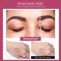 QIBEST Eyebrow Gel Styling Liquid Colorless Transparent Fixed Gel Waterproof Sweat-proof Eyebrow Repair Makeup Gel For Eyebrows