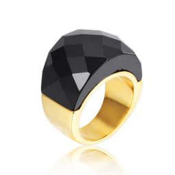 Stainless Steel For Women Large Crystal Glass Stone Pink Color Knuckle Charm Engagement Rings Trendy Wedding Bands Party Jewelry