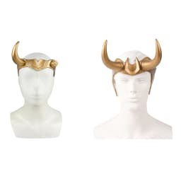 Ragnarok Loki Helmet Horns Latex Crown Mask Halloween Cosplay Costume Props for Adult Men Women Anime