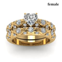 Fashion Couple Rings Vintage Stainless Steel Men Wedding Ring Elegant Women Square Cut Zircon Rings Set Engagement Jewelry Gifts
