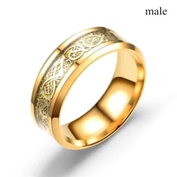 Fashion Couple Rings Vintage Stainless Steel Men Wedding Ring Elegant Women Square Cut Zircon Rings Set Engagement Jewelry Gifts