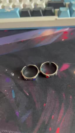 Anime Cosplay Ring Hayao Miyazaki Sophie Howl Costumes Unisex Metal Rings Jewelry Prop Accessories Gift