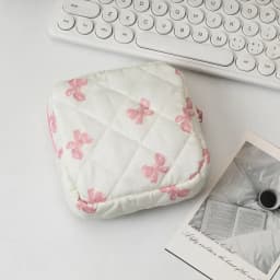 Women Sanitary Napkin Tampon Storage Bag Cute Sanitary Pad Pouches Portable Makeup Lipstick Key Earphone Data Cables Organizer
