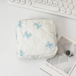 Women Sanitary Napkin Tampon Storage Bag Cute Sanitary Pad Pouches Portable Makeup Lipstick Key Earphone Data Cables Organizer