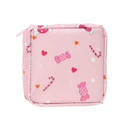 Women Sanitary Napkin Tampon Storage Bag Cute Sanitary Pad Pouches Portable Makeup Lipstick Key Earphone Data Cables Organizer