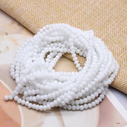 New 2 3 4mm Dyeing Rondelle Crystal Glass Beads Summer Color Faceted Loose Spacer Glass Beads for Jewelry Making DIY Necklace