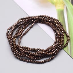 New 2 3 4mm Dyeing Rondelle Crystal Glass Beads Summer Color Faceted Loose Spacer Glass Beads for Jewelry Making DIY Necklace