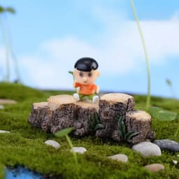 1pc Tree Stump Bridge Model Mini Resin Fairy Garden Miniatures DIY Doll House/ Terrarium/ Succulents/ Micro Landscape Decoration