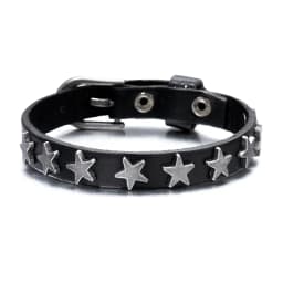 Classic Simple Fashion Leather Bracelets Men Women Punk Buckle Star Leather Wrap Bracelet & Bangle Couple Wristband Jewelry Gift