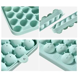 25 Grids Silicone Ice Grid Ball Ice Cube Mold with Cover Ice Storage Box Easy to Demould Bar Home Party Kitchen Tools