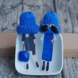 Cute Brooch For Woman Lady Acrylic Brooch Pins Suit Dress Clothing Accessories Christmas Gifts about 9cm