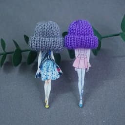 Cute Brooch For Woman Lady Acrylic Brooch Pins Suit Dress Clothing Accessories Christmas Gifts about 9cm