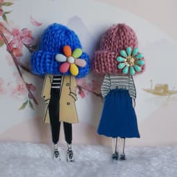 Cute Brooch For Woman Lady Acrylic Brooch Pins Suit Dress Clothing Accessories Christmas Gifts about 9cm