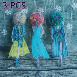 Cute Brooch For Woman Lady Acrylic Brooch Pins Suit Dress Clothing Accessories Christmas Gifts about 9cm