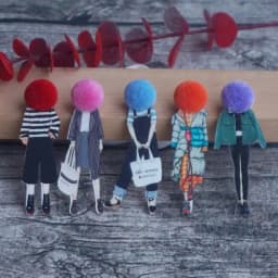 Cute Brooch For Woman Lady Acrylic Brooch Pins Suit Dress Clothing Accessories Christmas Gifts about 9cm
