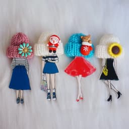 Cute Brooch For Woman Lady Acrylic Brooch Pins Suit Dress Clothing Accessories Christmas Gifts about 9cm