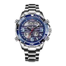 2024 Top Brand Luxury Digital Mens Watches Top Luxury Sport Quartz Wristwatch For Men All Steel Military Waterproof Clock+Box