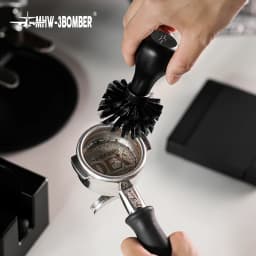 MHW-3BOMBER ABS Coffee Filter Cleaning Brush for Coffee Portafilter 51-58mm Basket Home Barista Clean Tool Cafe Accessorie