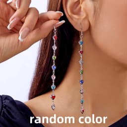 2023 Fashion Crystal Water Drop Tassel Earrings for Women Temperament Colorful Long Earrings Bridal Wedding Party Jewelry Gifts