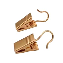 20PCS/Set Sturdy and Durable Window Curtain Hook Clips Home Window Accessories Solid Iron Drapery Hook