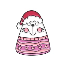 Happy Winter Enamel Pins Custom Bird Cat Fox Turtle Goose Brooches Lapel Badges Animal Sweater Jewelry Gift for Kids Friends