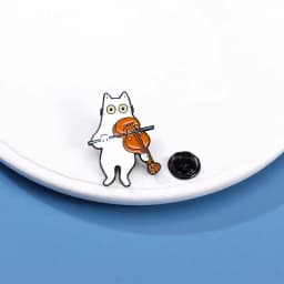Happy Winter Enamel Pins Custom Bird Cat Fox Turtle Goose Brooches Lapel Badges Animal Sweater Jewelry Gift for Kids Friends