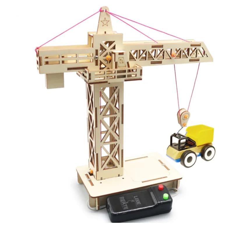 Remote Control Tower Crane Lifting Crane Diy Models & Building Toy Science &Education Model Toy For Children Gift Toy
