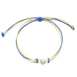 Ukrainian Charm Yellow Blue Ukraine Bracelets For Women Men Handmade Flag Color Woven String Bracelet New Design Couple Jewelry