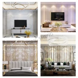 3M Stainless Steel Flat Decorative Line Self-adhesive Furniture Wall Sticker for Wall Ceiling Edge Strip Living Room Decoration