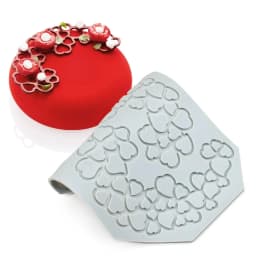 Multi-style Cake Lace Cushion Love Bubble Leaf Molecular Cuisine Creative Chinese Food Plate Silicone Mold Kitchen Baking Tool