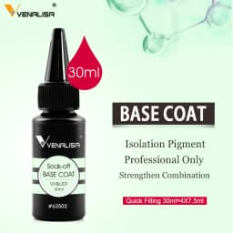 Venalisa 30ml/225g Thick Base Coat Reinforce Gel Super Quality Refill Package Soak Off UVLED No Wipe Long Wear Matt Tempered Top