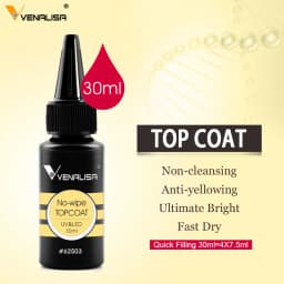 Venalisa 30ml/225g Thick Base Coat Reinforce Gel Super Quality Refill Package Soak Off UVLED No Wipe Long Wear Matt Tempered Top