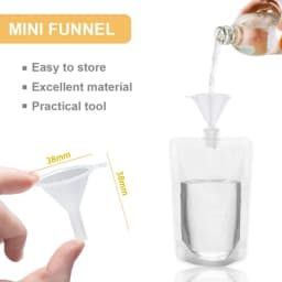 100ml-500ml Travel Drink Spout Pouches Transparent Plastic Bags Sealed Juice Storage Beverage Ice Cold Drink Pouch Portable