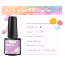 Mtssii Macaron Gel Nail Polish Spring Summer Candy Pink Blue Color For Manicure Semi Permanent Soak Off Nail Art Gel Varnishes