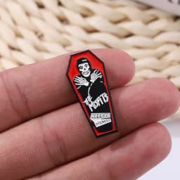 Rock Punk Enamel Pin Music Club Brooch Horror Badge Metal Backpack Sweater Custom Accessories for Fans Friends Jewelry Wholesale