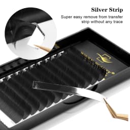 Winky Beauty Flat Lashes Extension For Professionals Ellipse Flat Lash Split Tip Profession Soft Flat Eyelash C/D/CC/DD Curl