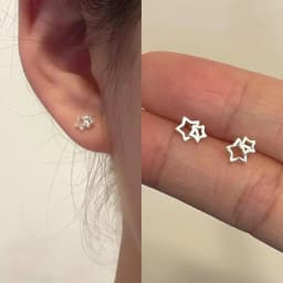 New Creative Star Earring Fashion Earrings Gifts for Women Cute Mini Little Star Earrings Holiday Jewelry