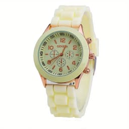 Watch Hot Sales Geneva Brand Silicone Women Watch Ladies Fashion Dress Quartz Wristwatch Female Watch montre relogio feminino