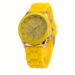 Watch Hot Sales Geneva Brand Silicone Women Watch Ladies Fashion Dress Quartz Wristwatch Female Watch montre relogio feminino
