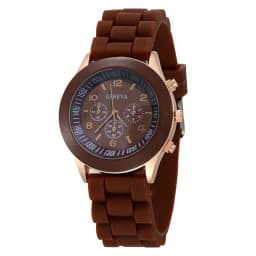 Watch Hot Sales Geneva Brand Silicone Women Watch Ladies Fashion Dress Quartz Wristwatch Female Watch montre relogio feminino