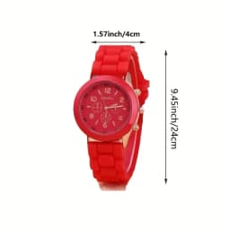 Watch Hot Sales Geneva Brand Silicone Women Watch Ladies Fashion Dress Quartz Wristwatch Female Watch montre relogio feminino